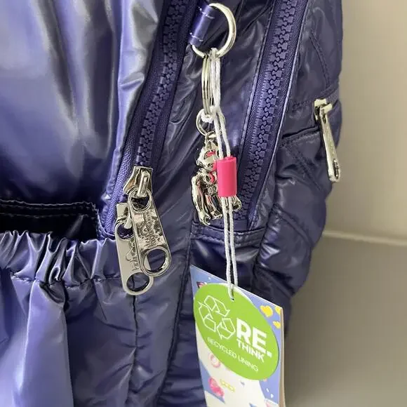 Kipling x Emily in Paris Seoul Up 17" Laptop Extra Large Backpack NWT - Picture 4 of 6